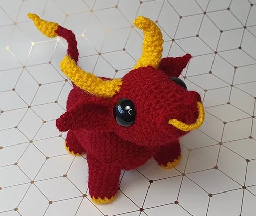 Lucky Metal Ox for Chinese New Year