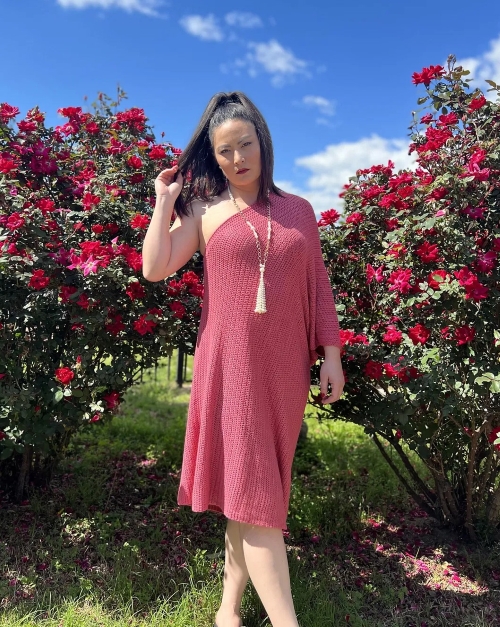 Crochet Shoulder Shift Dress