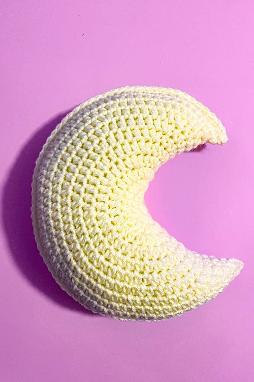 Crochet Moon Pillow Pattern
