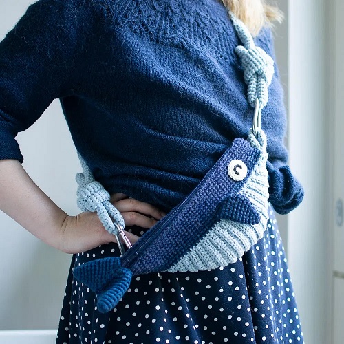 Wally the Whale bag & pouch