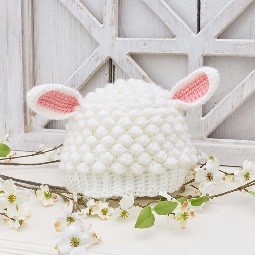 Sweet Lamb Crochet Hat Pattern