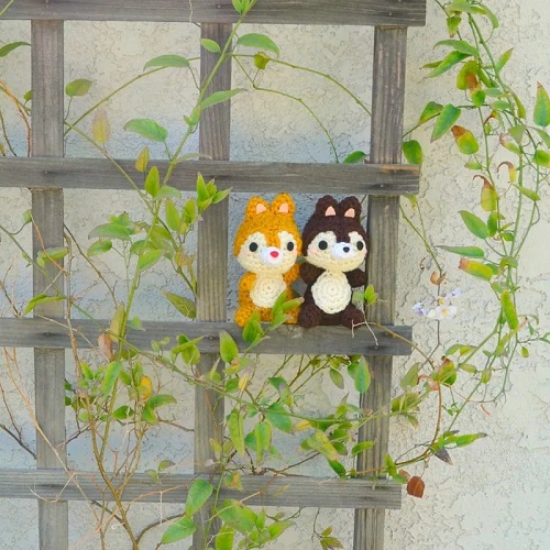 Chip and Dale Amigurumi