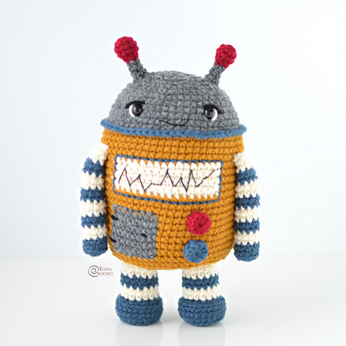 Easy and Cute Crochet Robot Patterns
