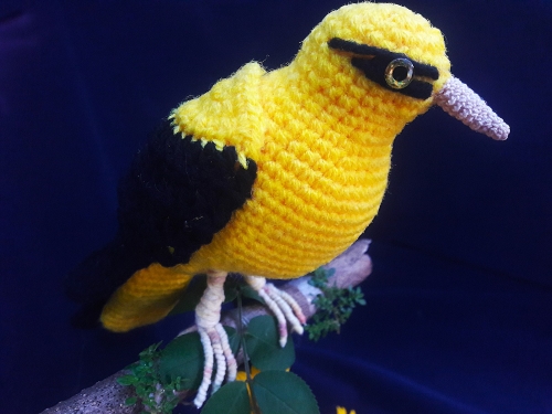 Crochet Yellow Bird