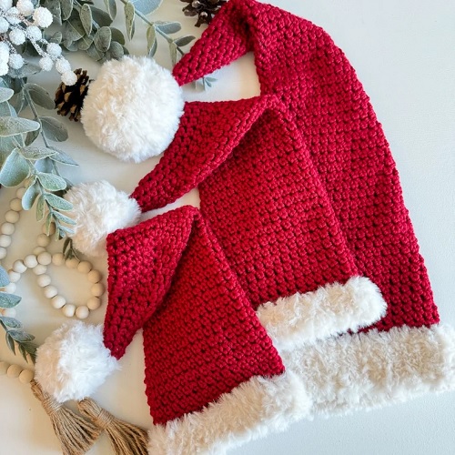 Crochet Santa Hat Free Pattern