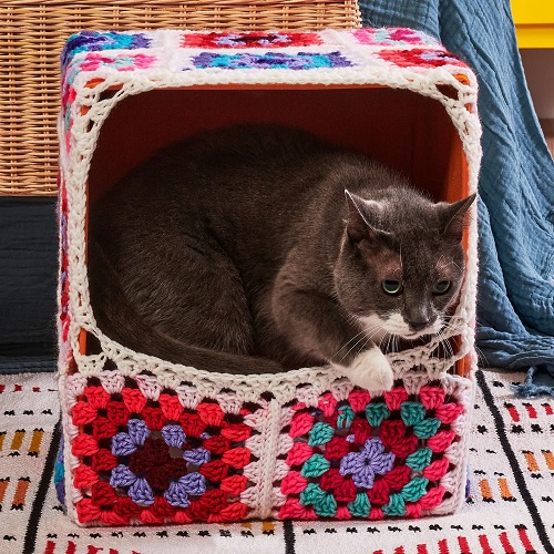 patchwork pet bed