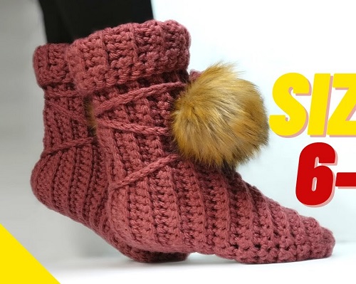 DIY Crochet Slippers Patterns 9