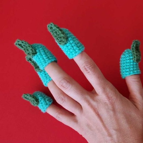 Witch Nails Free Halloween Crochet Pattern