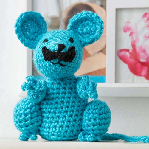 Mustachio Mouse Pattern