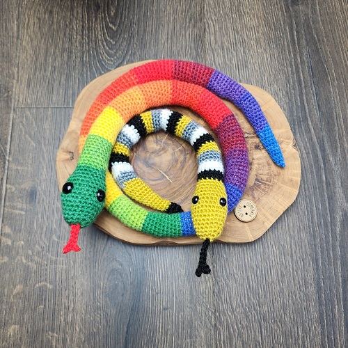 Rainbow Snake Crochet Pattern
