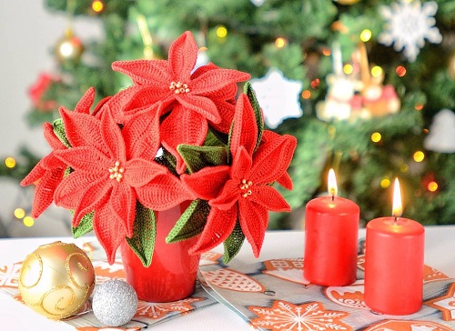 Christmas Flower Free Crochet Patterns 3