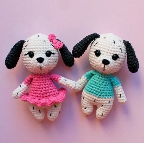 DIY Crochet Dalmatian Dog
