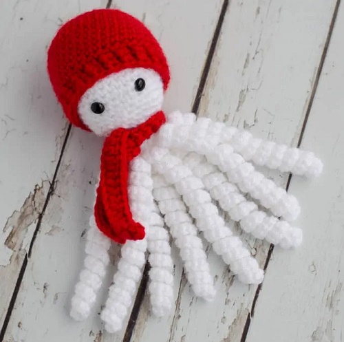 Snowman Octopus Amigurumi Toy
