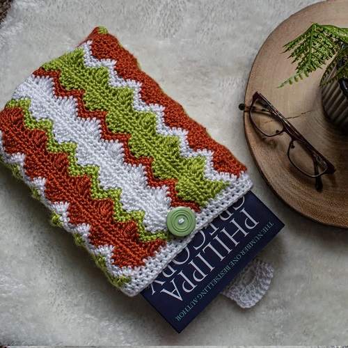Crochet Book Cover