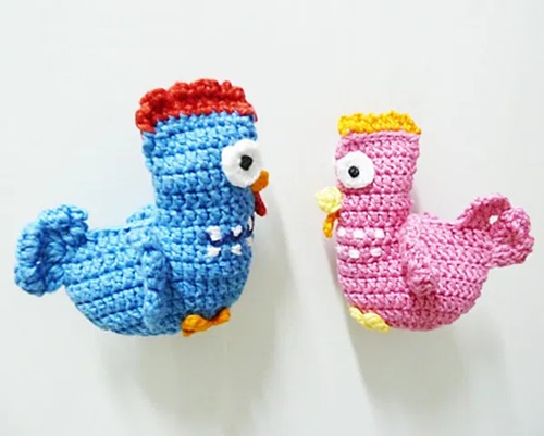 Group of Hens Free Crochet Patterns