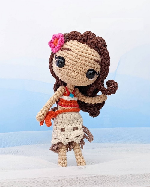 Moana Princess amigurumi