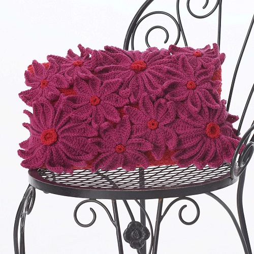 Crochet Pillow Cover Free Patterns 2