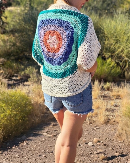 Mandala Summer Bolero Crochet Pattern