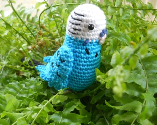 Crochet Lovely Dual-Toned Parakeet