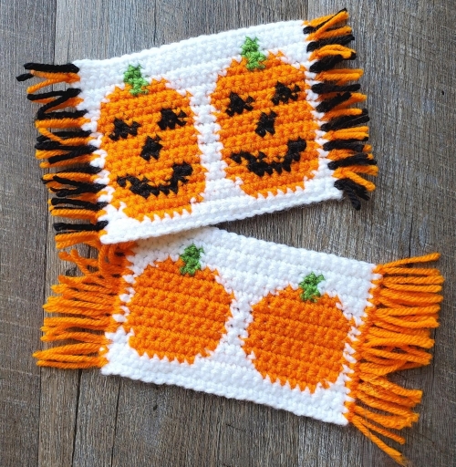 Cute Pumpkins Mug Rugs