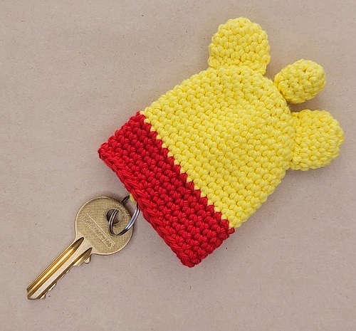 winnie pooh key holder crochet pattern