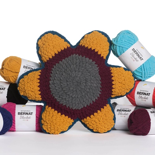 Comfort Crochet Petal Pillow Pattern