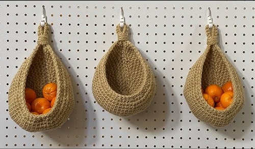 DIY Crochet Fruit Baskets Ideas