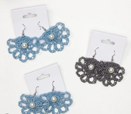 Anabelle Earrings Crochet Pattern