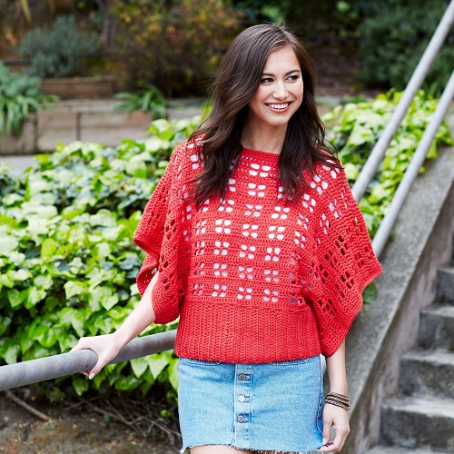 Crochet Clementine Chic Sweater Pattern