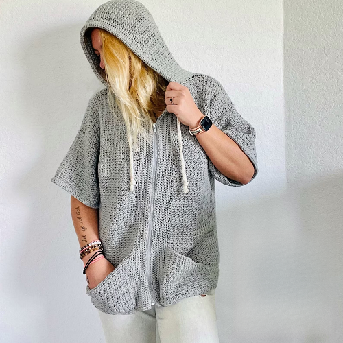 Taylen Crochet Hoodie