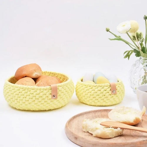 Ribbon Easter Bread Basket