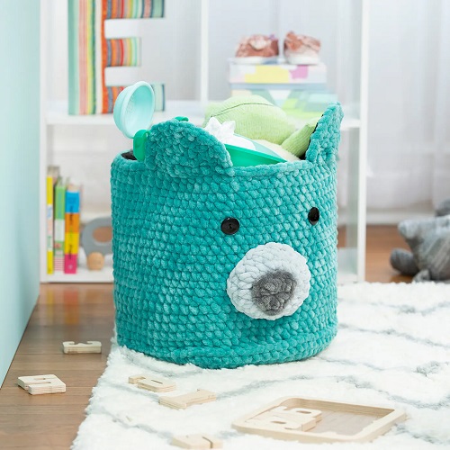 Crochet Bear Basket Free Patterns 2