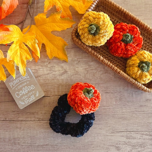 Crochet Halloween Scrunchie Free Patterns 3