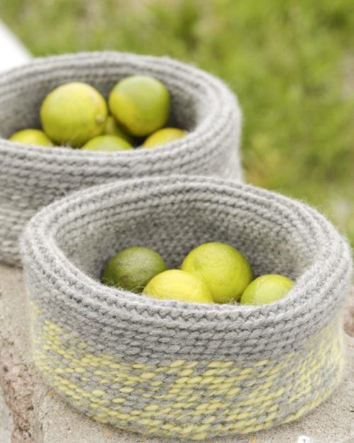 easy to make fruit organizer crochet pattern