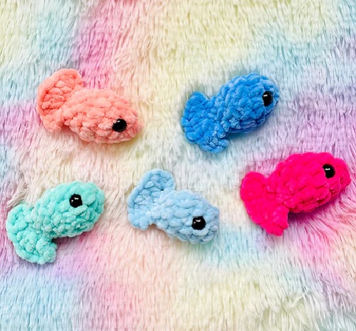 Crochet Tiny Fishes Free Patterns