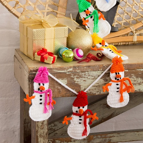 Snowman Garland