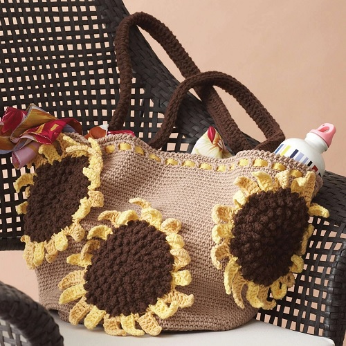 crochet Sunflower Bag Pattern