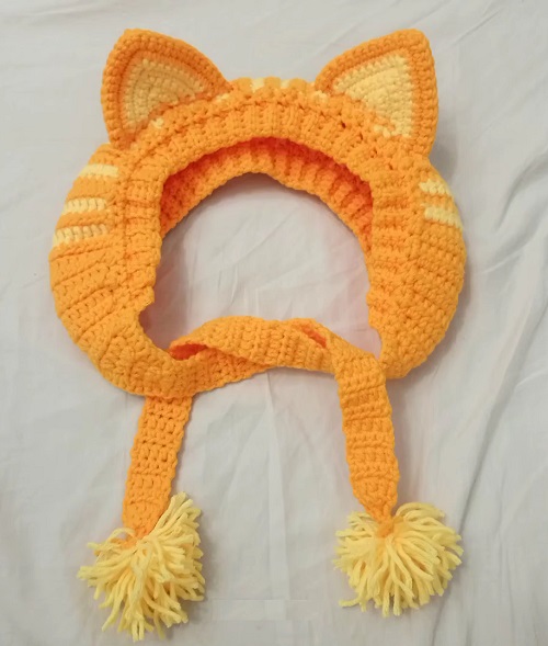 crochet cat earmuffs