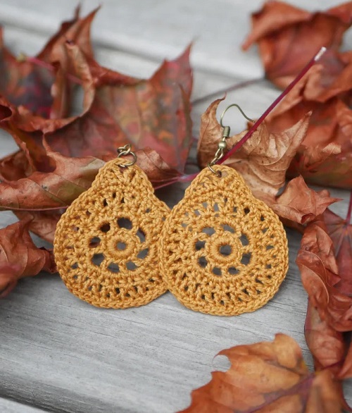 Equinox Crochet Earring Pattern