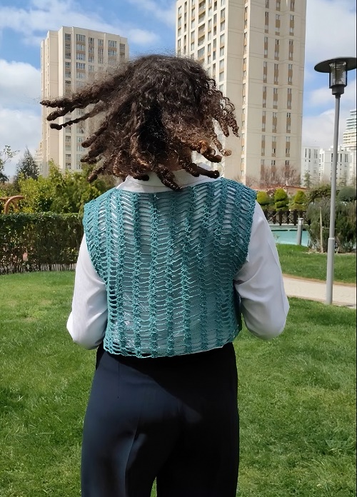 Free Mesh Vest Crochet Patterns 1