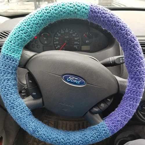 DIY Crochet Steering Wheel Cover Ideas