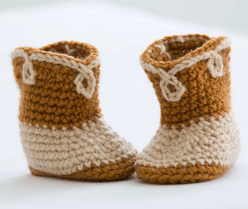 Easy Crochet Baby Cowboy Boots Ideas