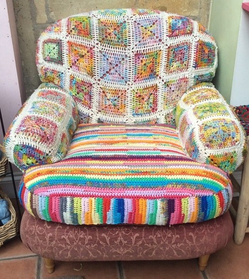 Latest Crochet Chair Cover 3
