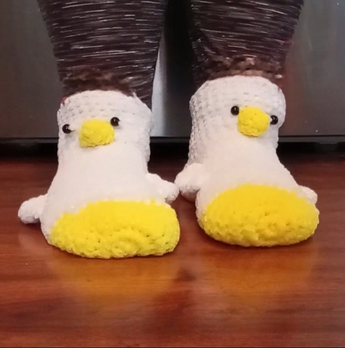 crochet animal socks free patterns 7