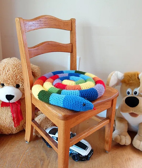 Kids Snake Seat Chair Pad