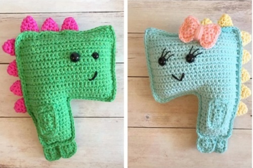 Free Amigurumi Dinosaur Crochet Patterns 6
