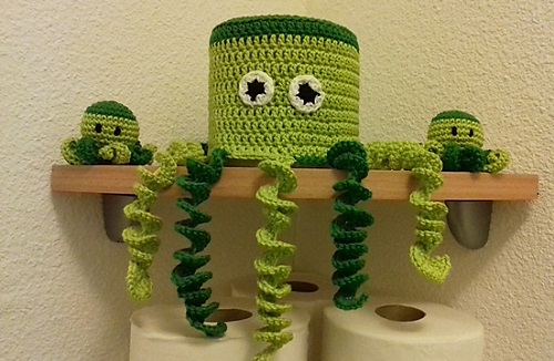 Crochet Toilet Roll Covers Free Patterns 5