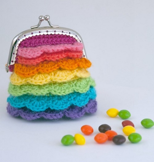 Easy and Cute Crochet Coin Purse Patterns 2