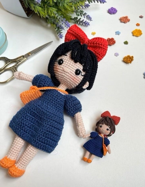 Crochet Kiki Doll Amigurumi Free Pattern