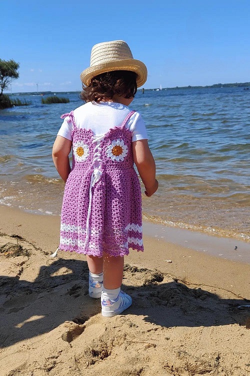 Daisy summer dress for toddlers